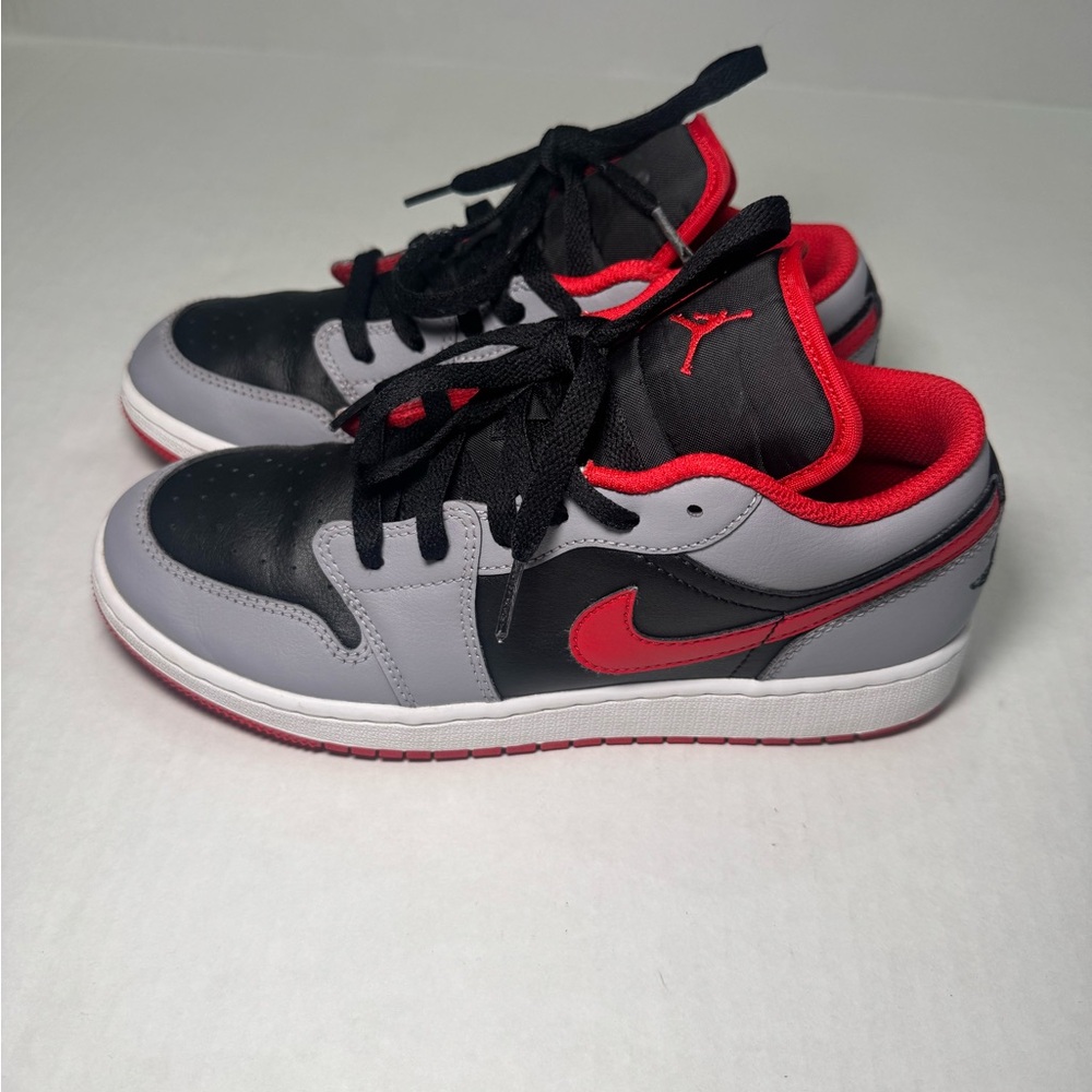 Nike Air Jordan Low Black Red Gray Sneakers